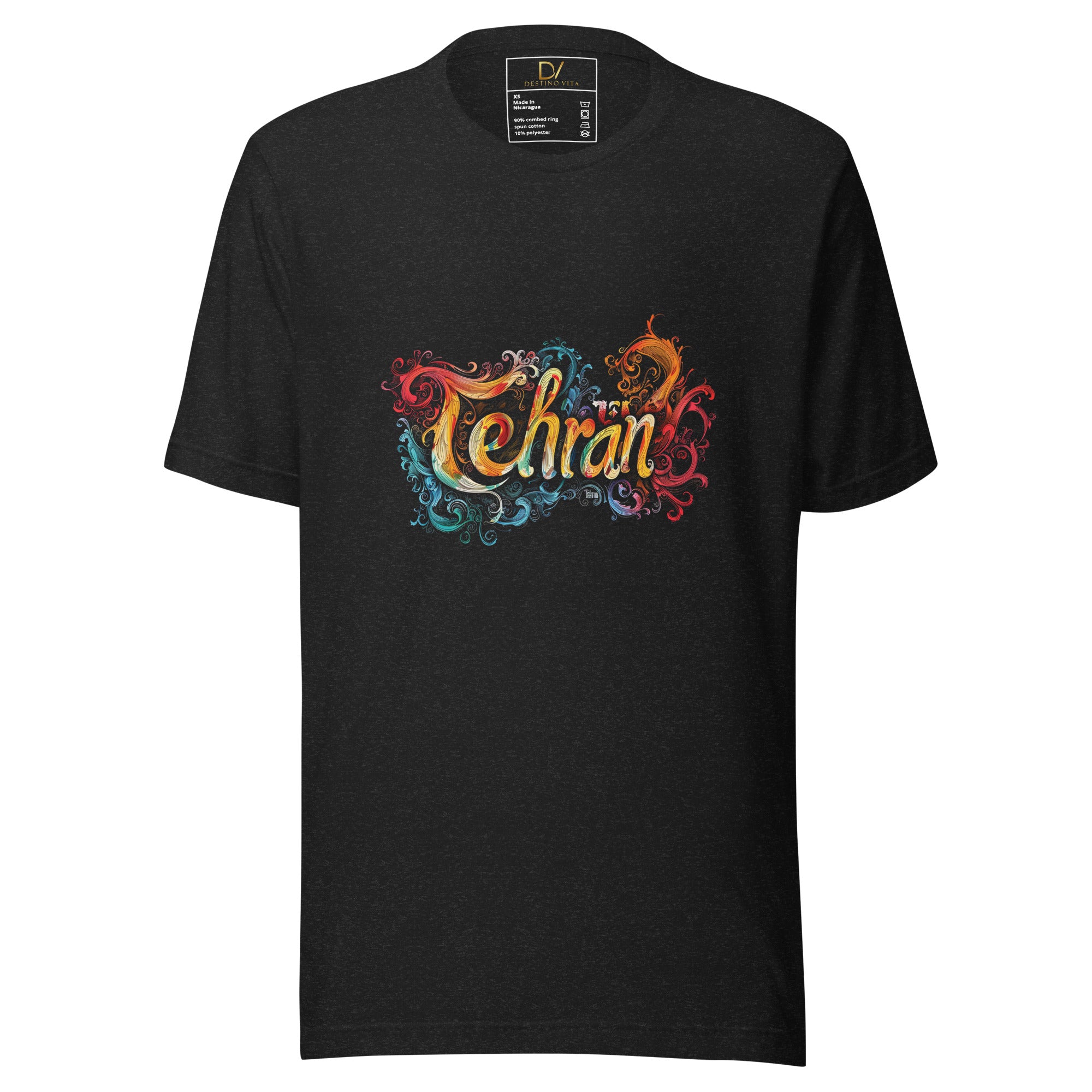 Unisex t-shirt - Tehran Typography with Ornament