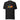 A black unisex t-shirt with a bold design featuring the word 'ARMENIA' in red, blue, and yellow on the front.
