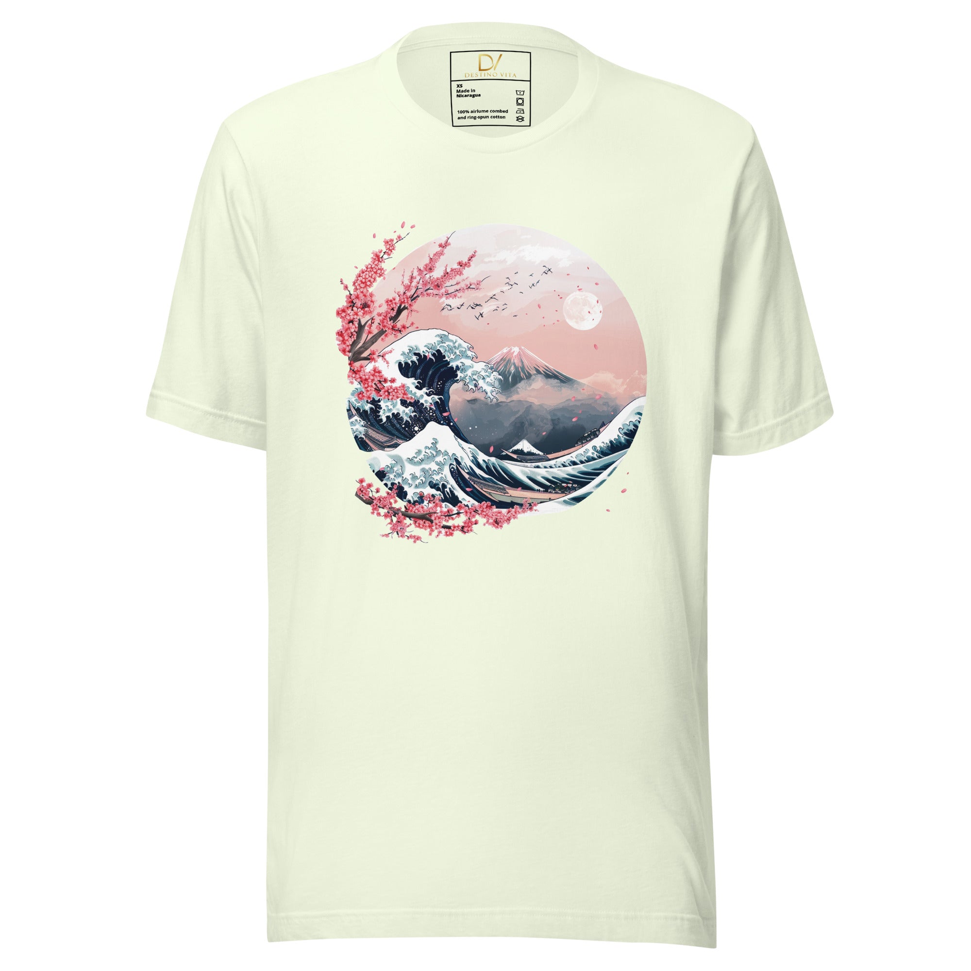 Unisex t-shirt - The Great Wave By Hokusai (white)