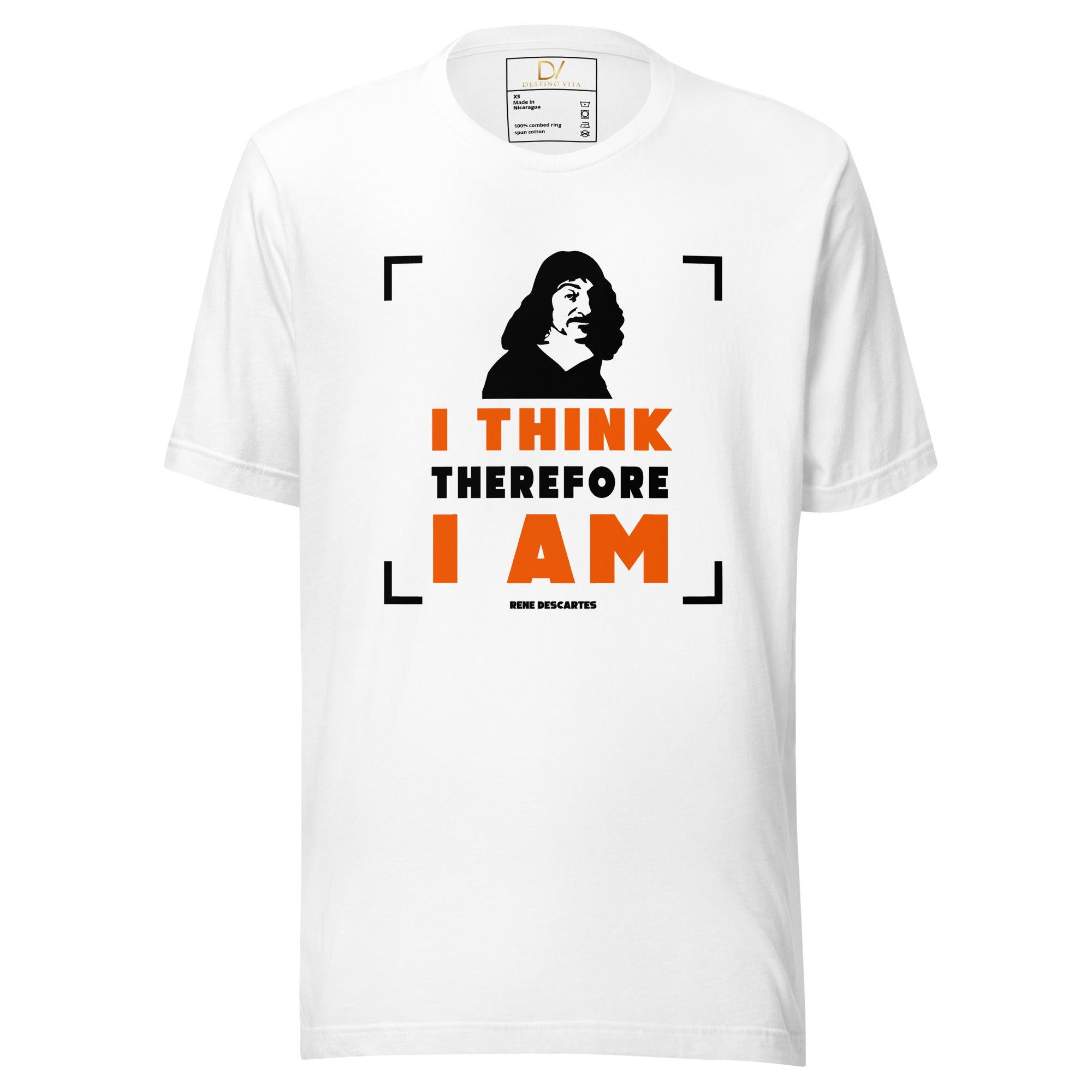 Unisex t-shirt - Rene Descartes quotes