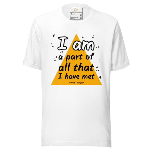 Unisex t-shirt - Alfred Tennyson quotes