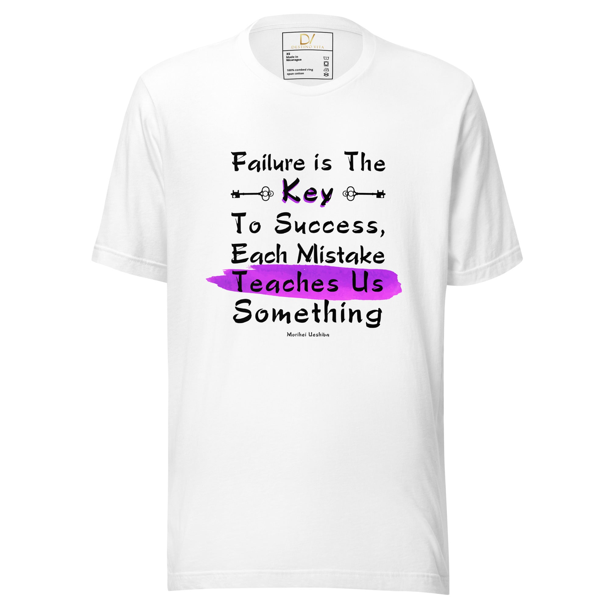 Unisex t-shirt - Morihei Ueshiba quotes