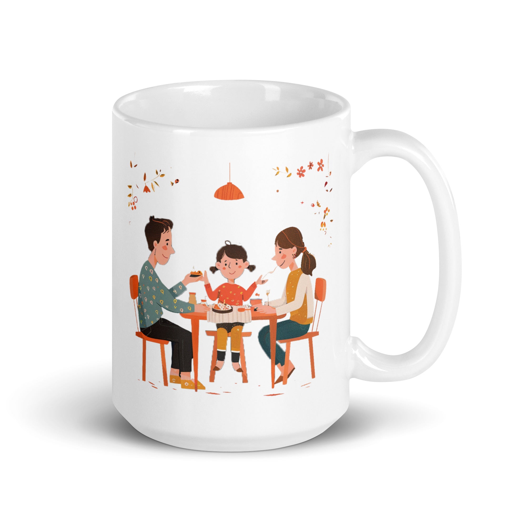 White glossy mug - Home life