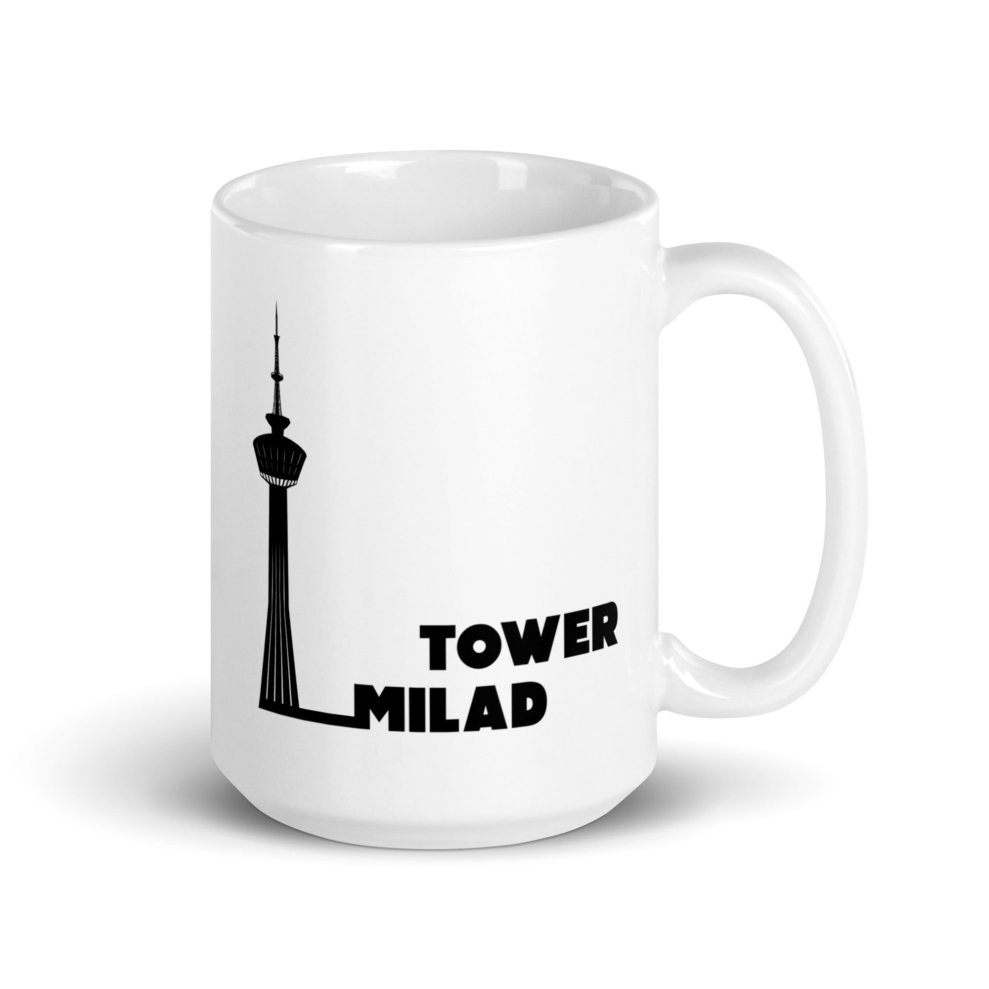 White glossy mug - Milad Tower