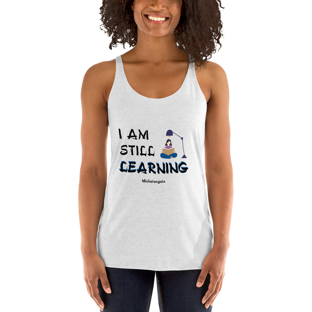 Women's Racerback Tank - Michelangelo quotes