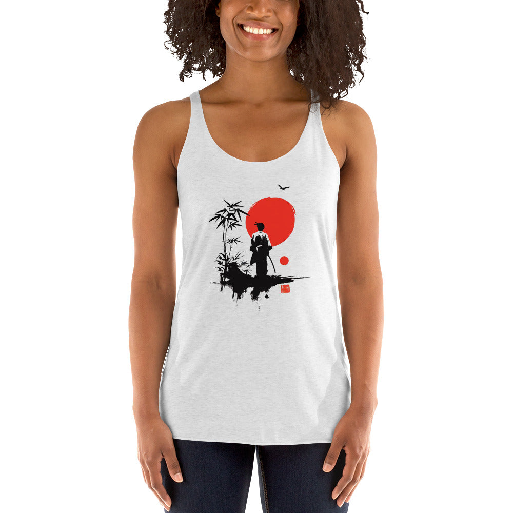 Women's Racerback Tank - Samurai