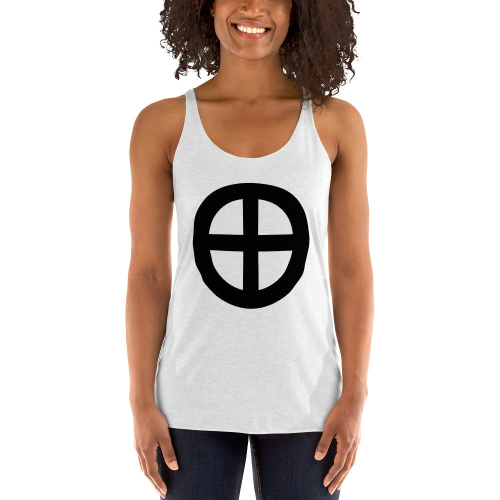 Women's Racerback Tank - Solar Symbol