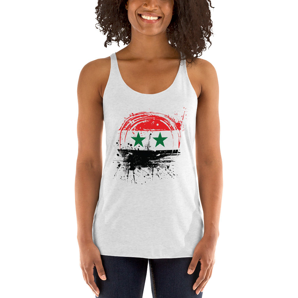 Women's Racerback Tank - Flag of Syria