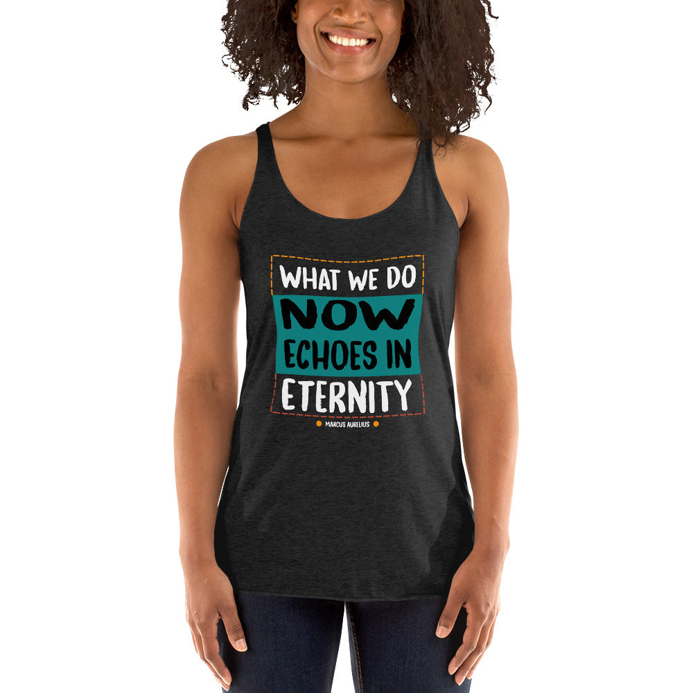 Women's Racerback Tank -  Marcus Aurelius quotes