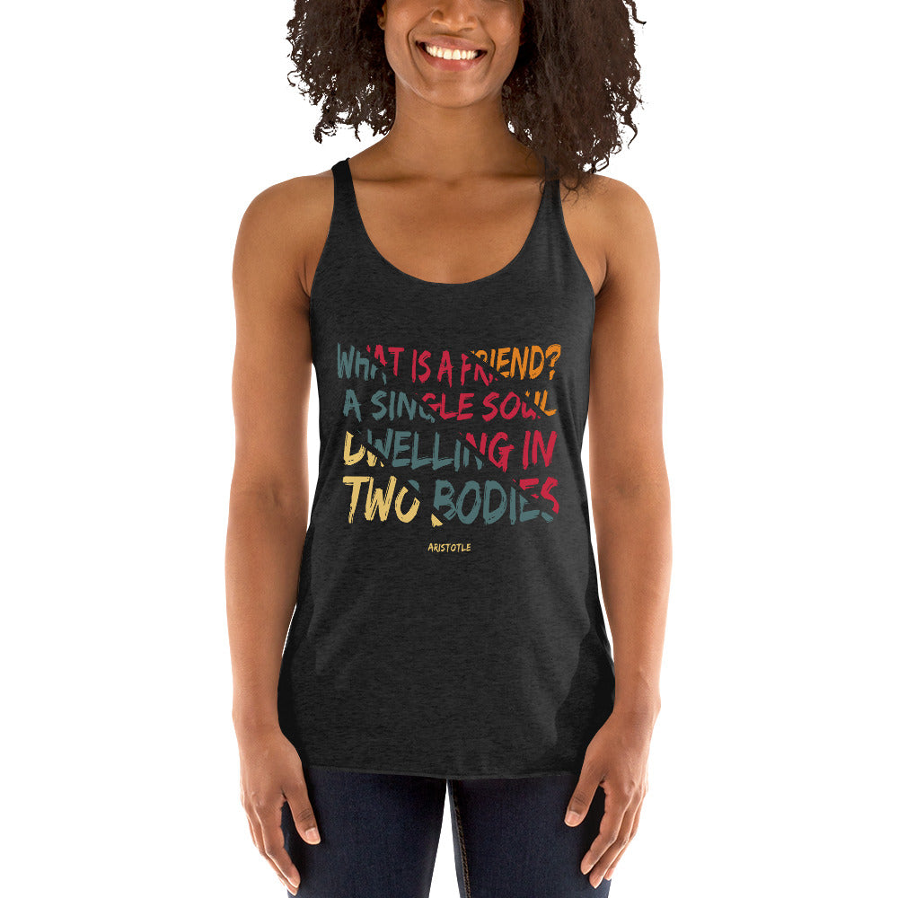 Women's Racerback Tank - Aristotle quotes