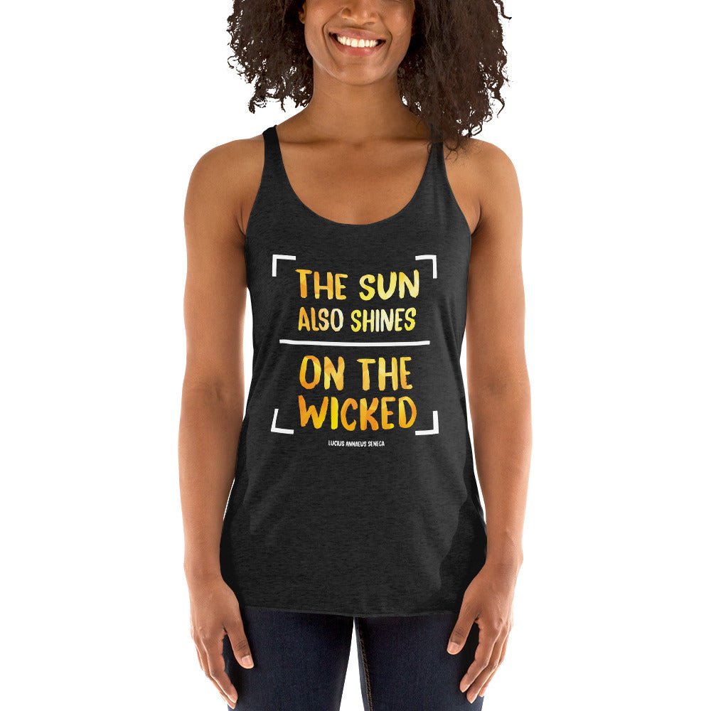 Women's Racerback Tank - Lucius Annaeus Seneca quotes