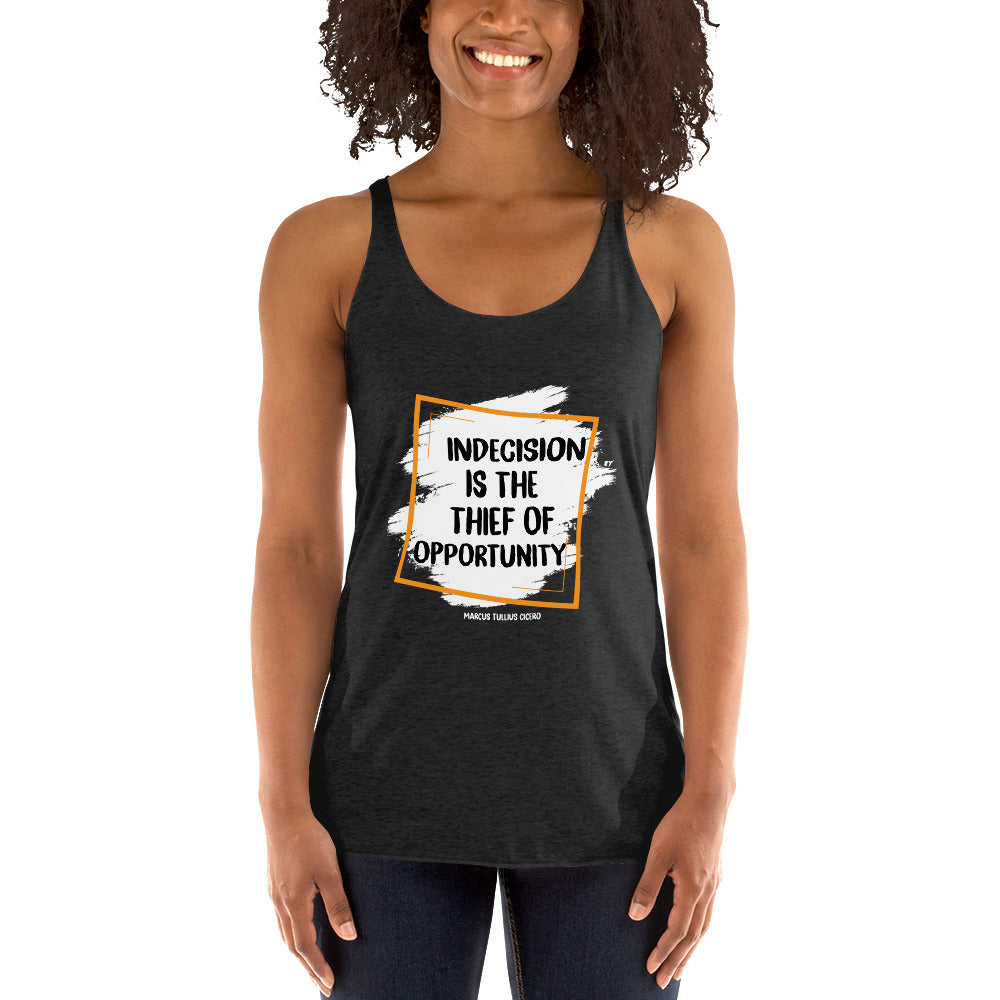 Women's Racerback Tank- Marcus Tullius Cicero quotes