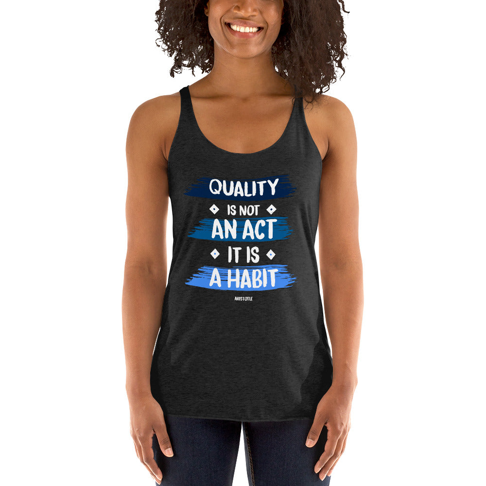 Women's Racerback Tank - Aristotle quotes