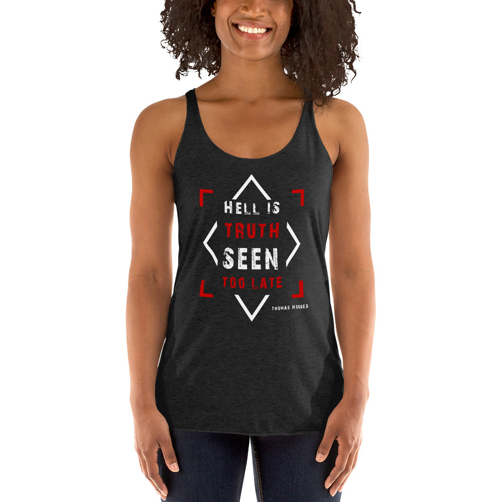 Women's Racerback Tank -Thomas Hobbes quotes