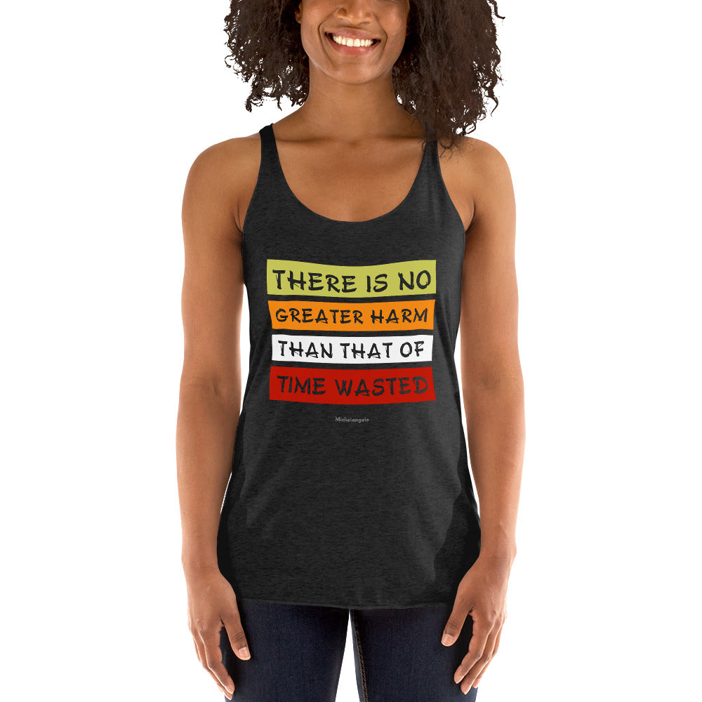 Women's Racerback Tank - Michelangelo quotes