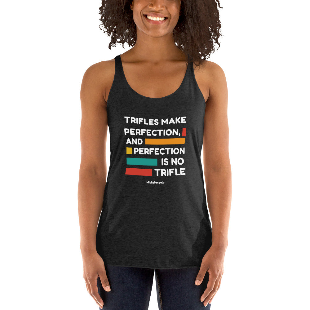 Women's Racerback Tank - Michelangelo quotes