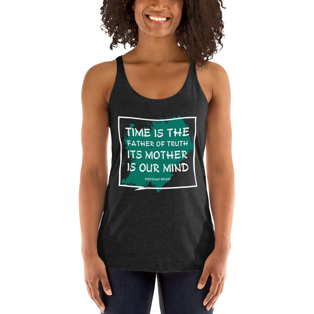 Women's Racerback Tank - Giordano Bruno' Quotes