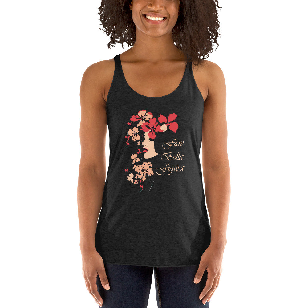 Women's Racerback Tank - Fare Bella Figura