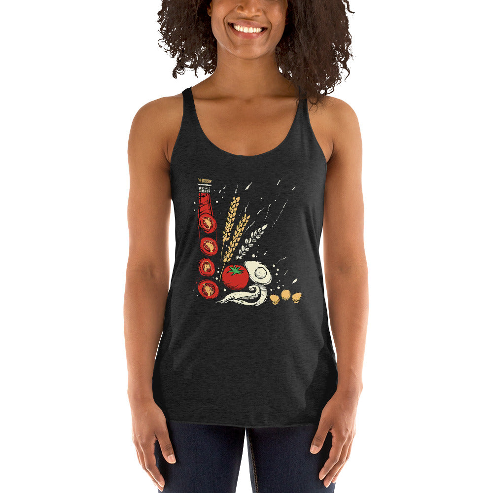 Women's Racerback Tank -  Slow Food Movement