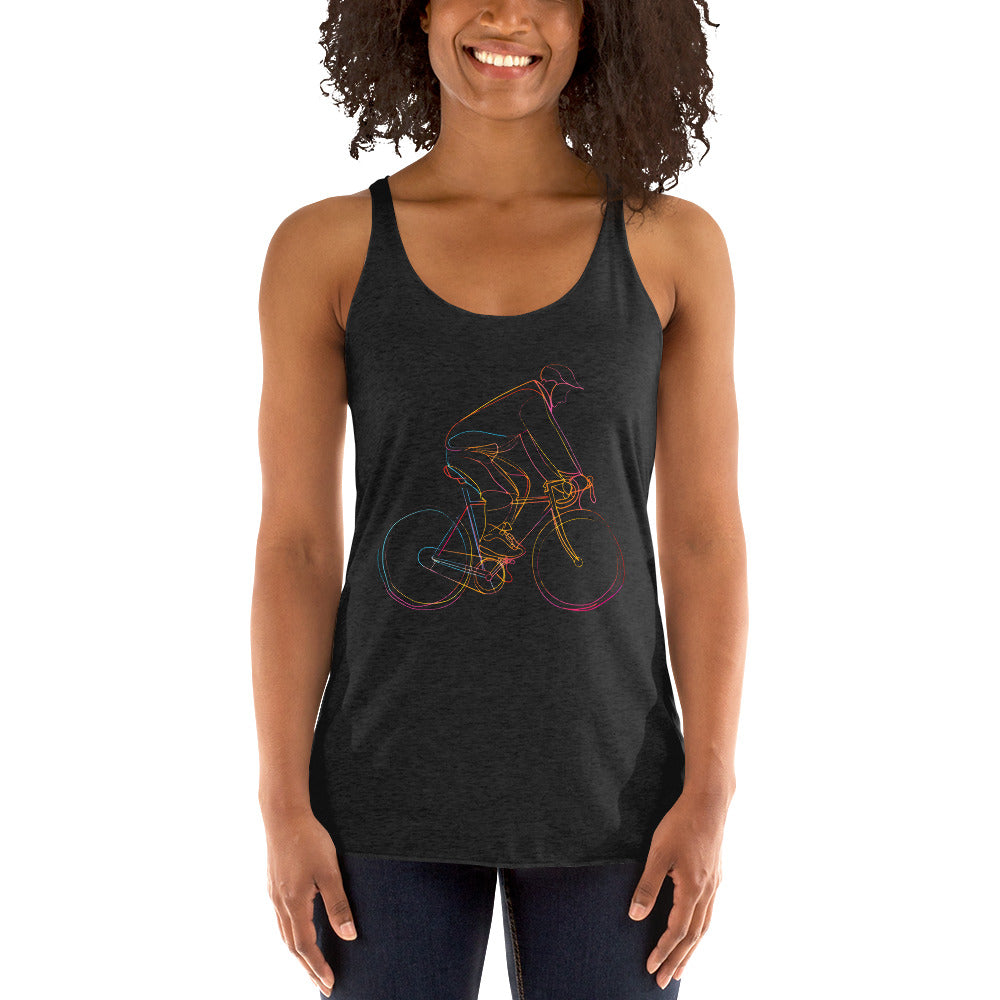 Women's Racerback Tank - Bicycle-Friendly Lifestyle