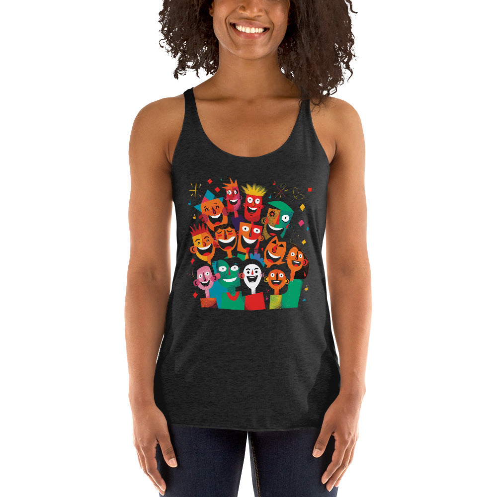 Women's Racerback Tank - Friendships Without Borders