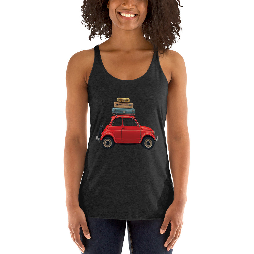 Women's Racerback Tank - Tiny cars