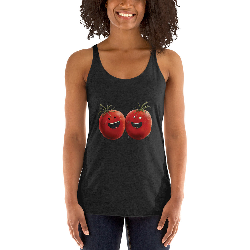 Women's Racerback Tank - Healthy Food