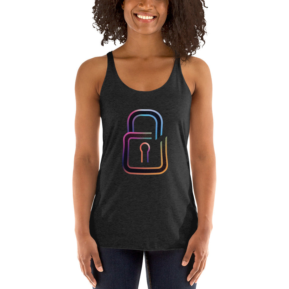 Women's Racerback Tank - Privacy