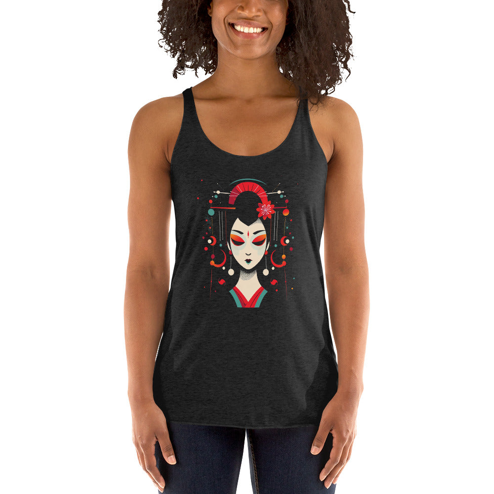 Women's Racerback Tank - Geisha