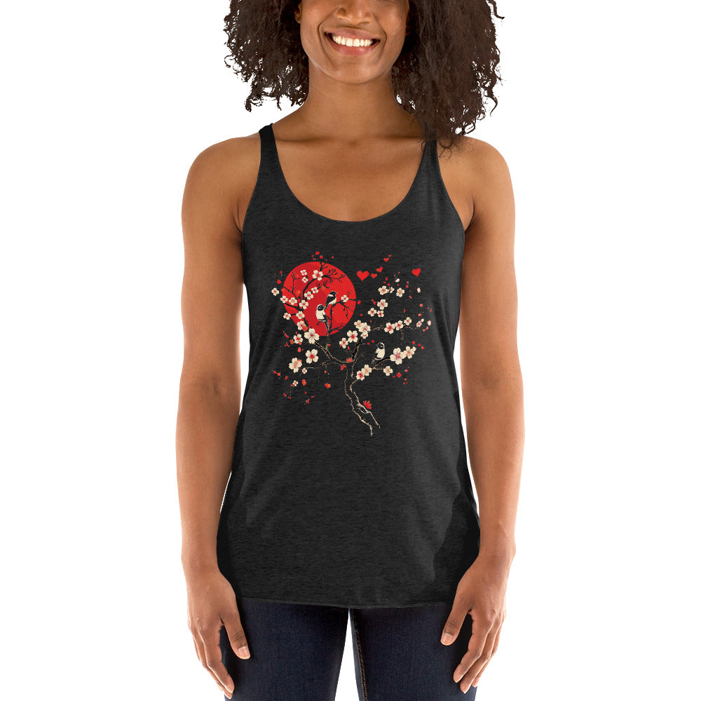 Women's Racerback Tank - Cherry Blossom