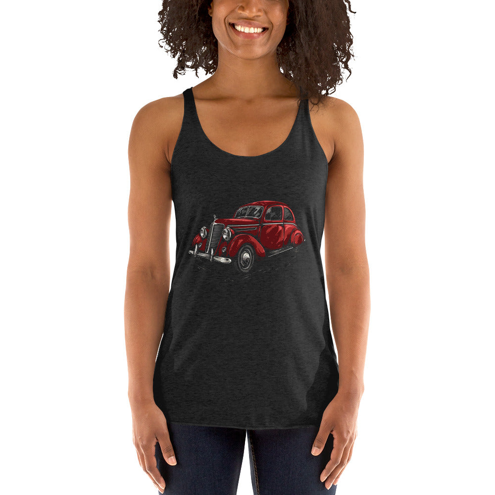 Women's Racerback Tank - Old German Classic Car