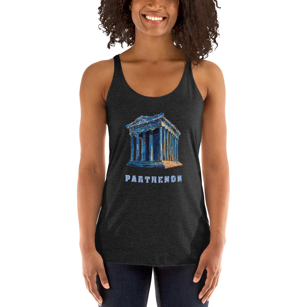 Women's Racerback Tank - Parthenon Temple