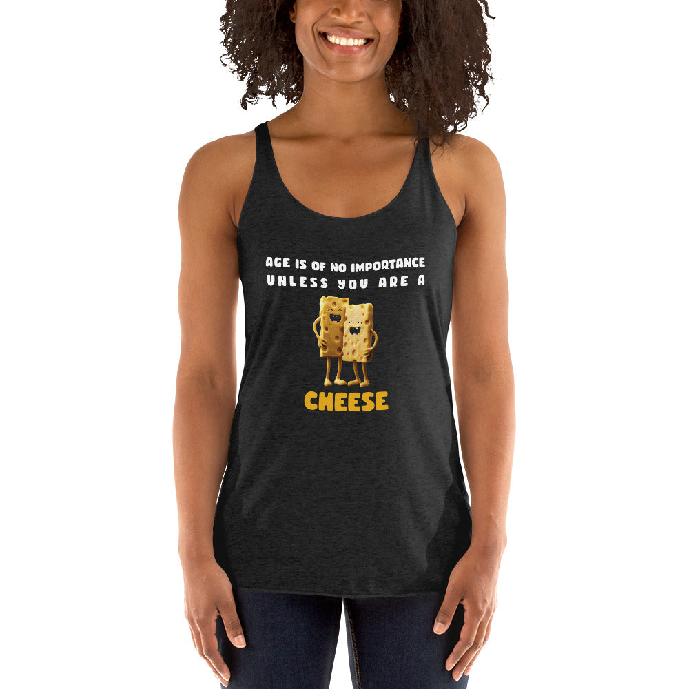 Women's Racerback Tank - Quotes About Cheese