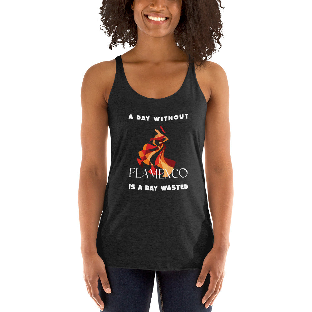 Women's Racerback Tank - Flamenco dance