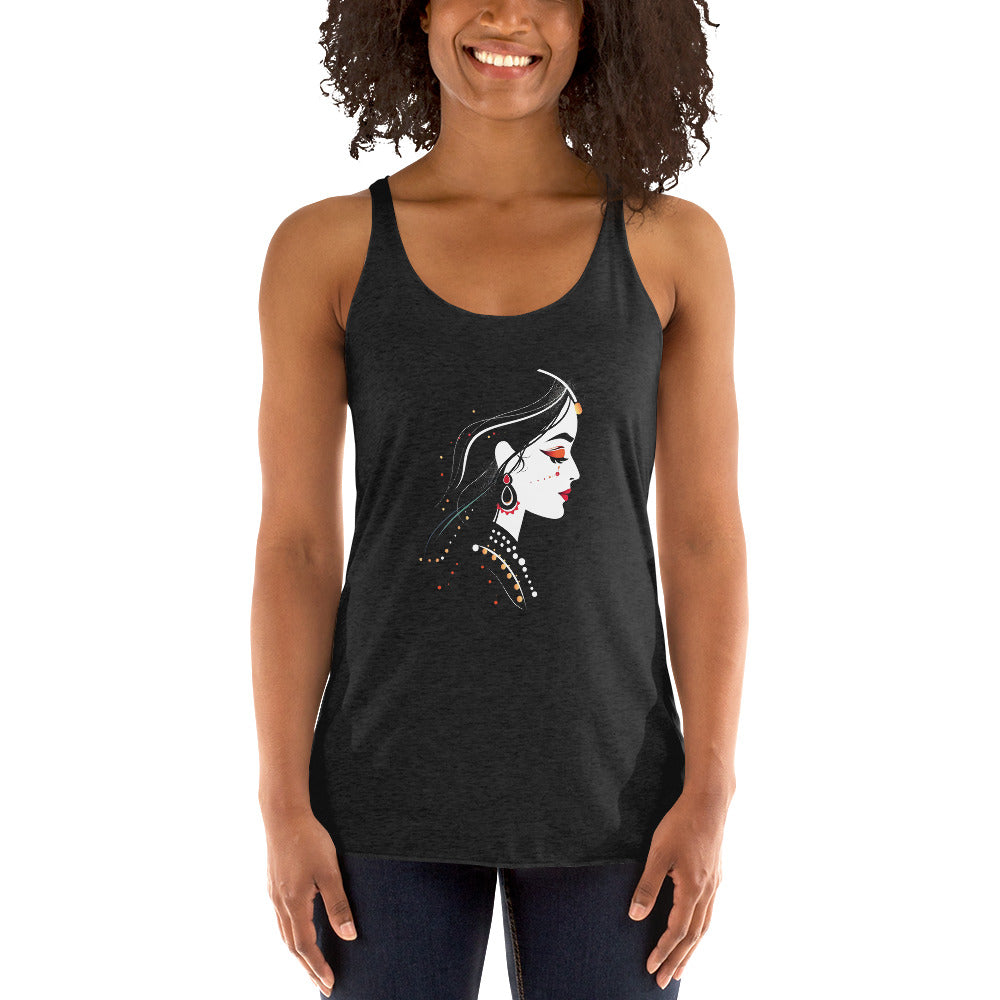 Women's Racerback Tank - Indian Woman