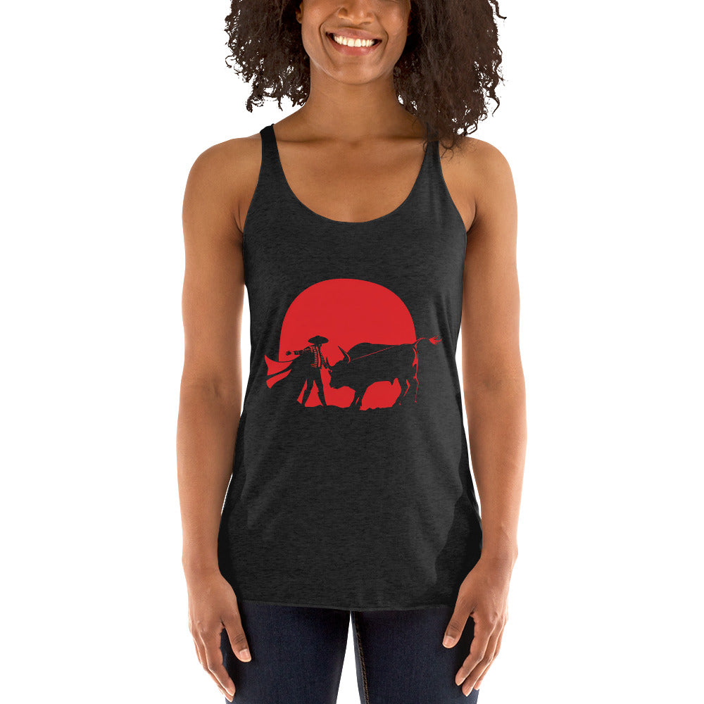 Women's Racerback Tank -  Spanish Bullfighting