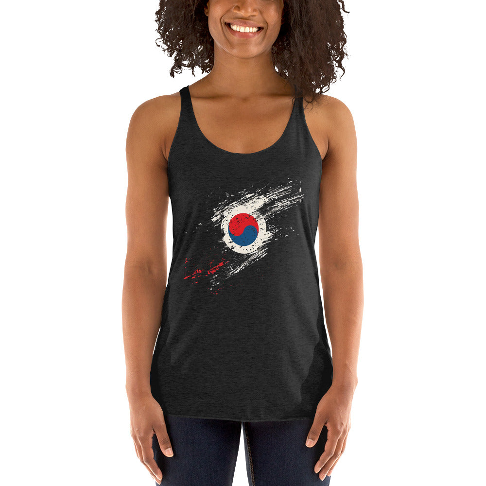 Women's Racerback Tank - Flag of South Korea