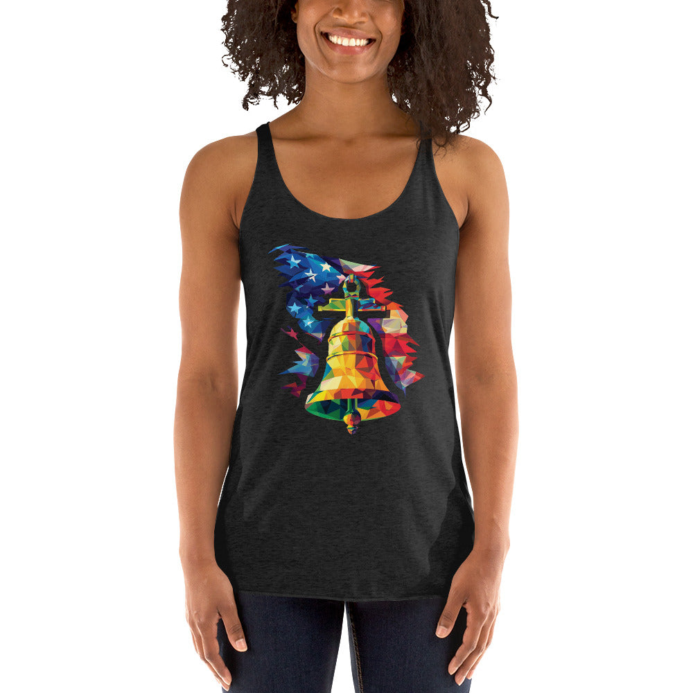 Women's Racerback Tank - Liberty Bell