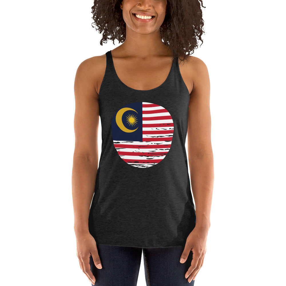 Women's Racerback Tank - Flag of Malaysia