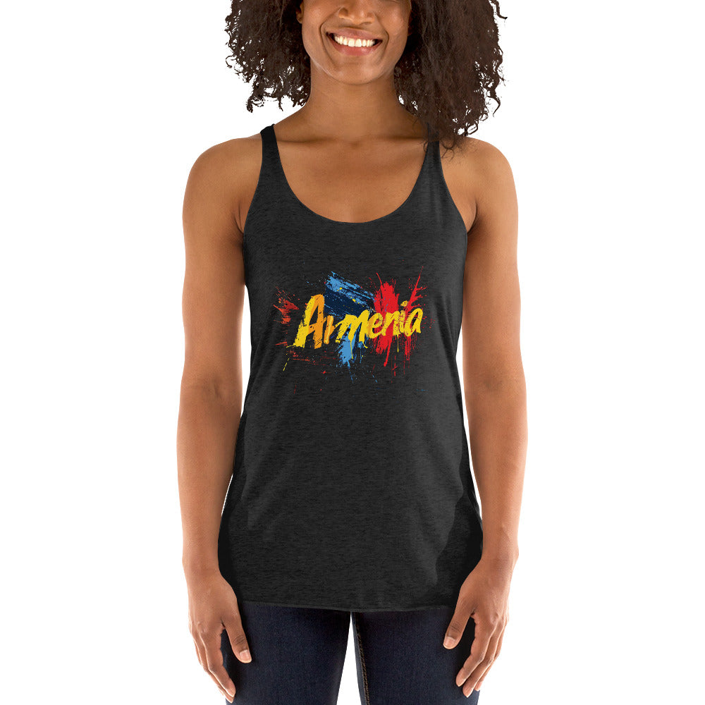 Women's Racerback Tank - Armenia