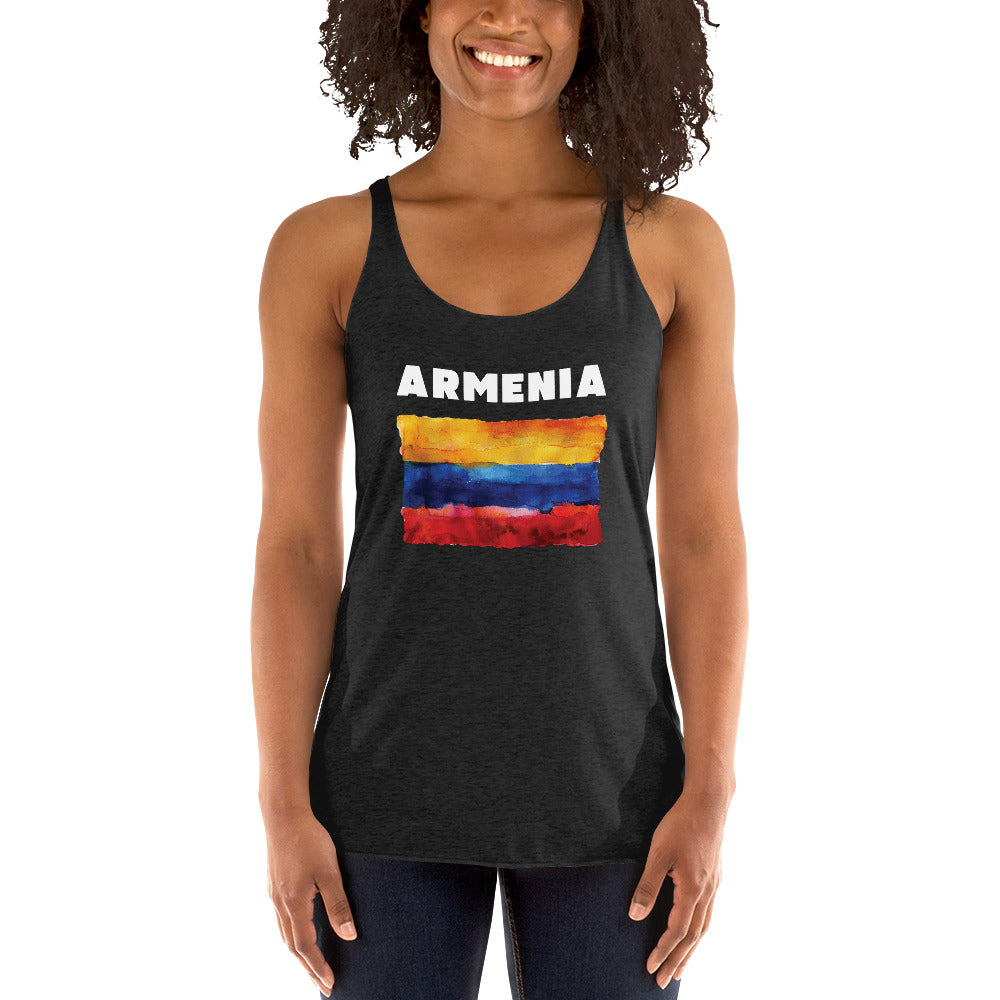 Women's Racerback Tank - Flag of Armenia