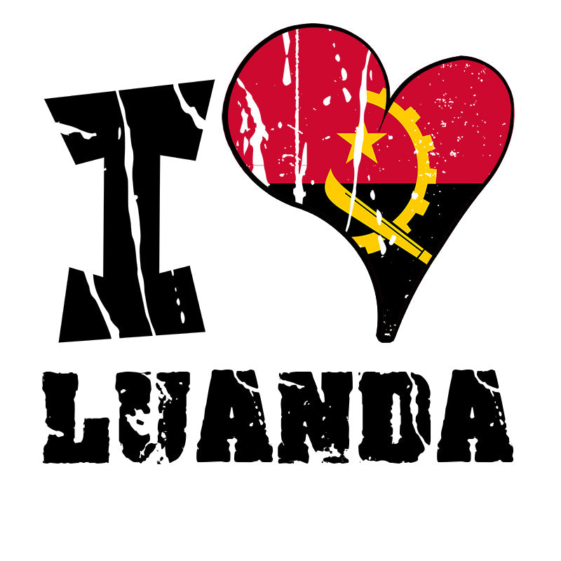 Unisex Hoodie - I Love Luanda