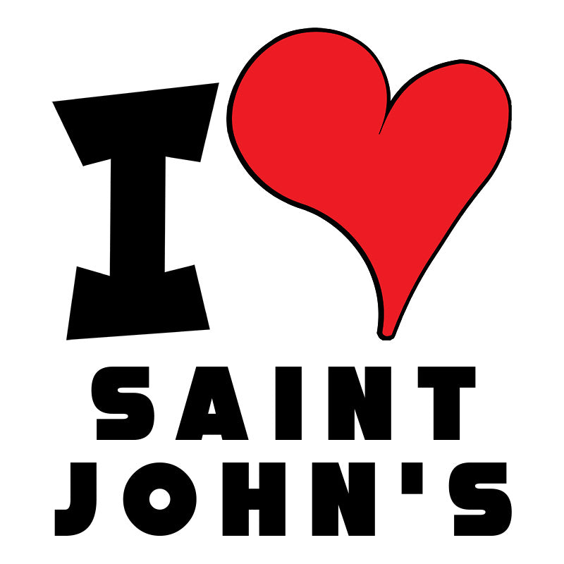 Unisex Sweatshirt - I Love Saint John's Red