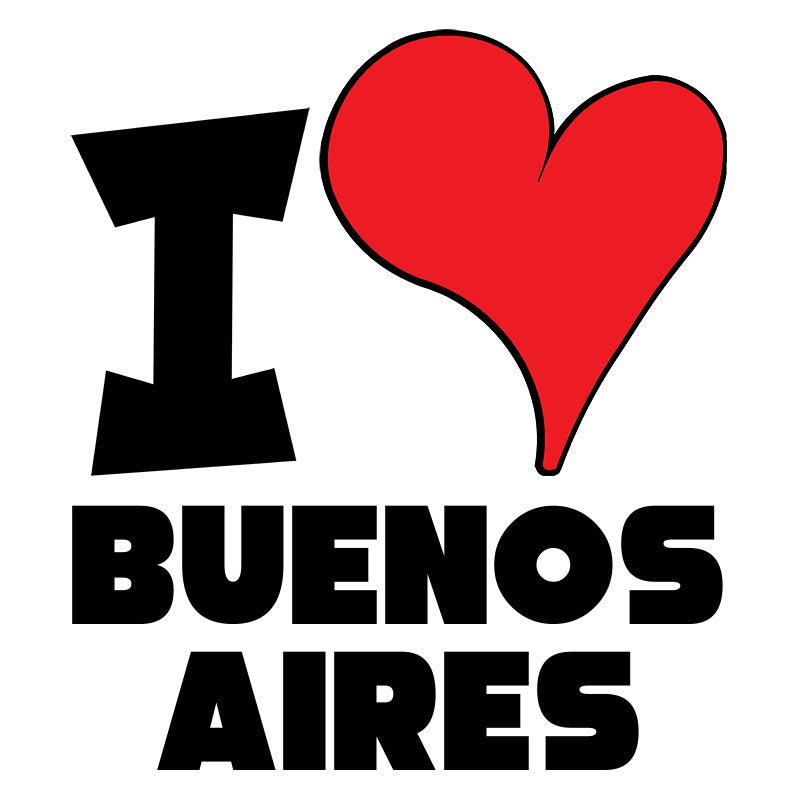 Unisex Sweatshirt - I Love Buenos Aires Red