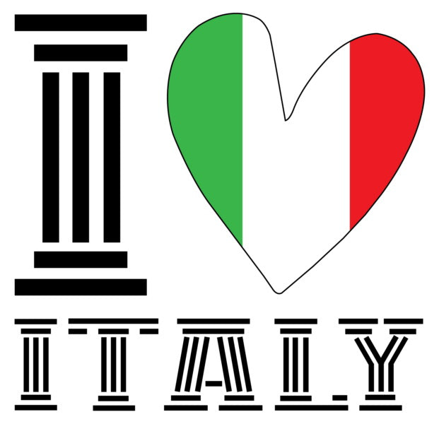 Unisex t-shirt - I Love Italy Classic