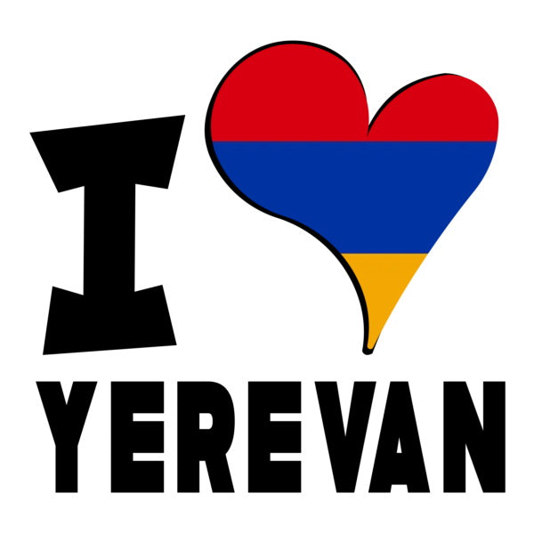 Unisex Hoodie - I Love Yerevan Flag