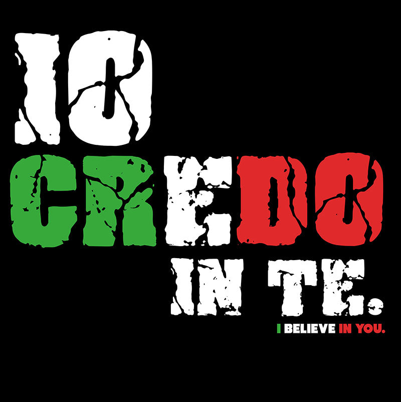 Unisex t-shirt - IO CREDO IN TE - I BELIEVE IN YOU