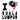 Unisex t-shirt - I Love Kuala Lumpur Flag