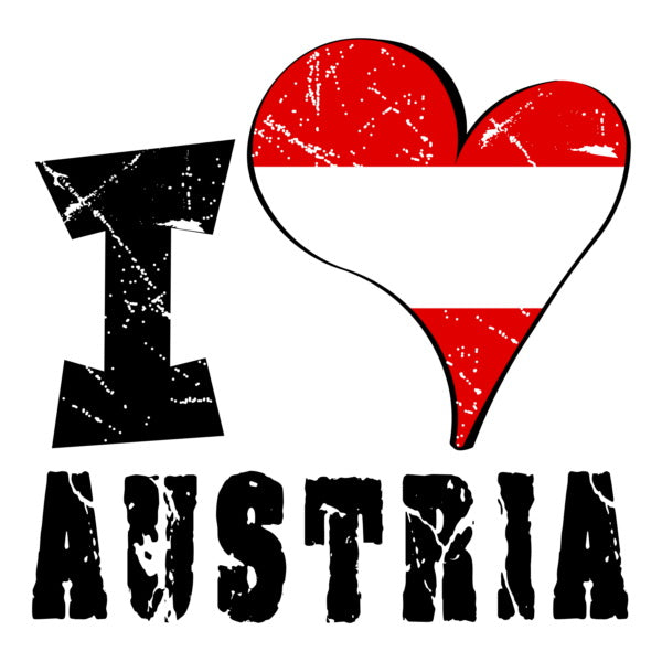 Unisex Hoodie - I Love Austria