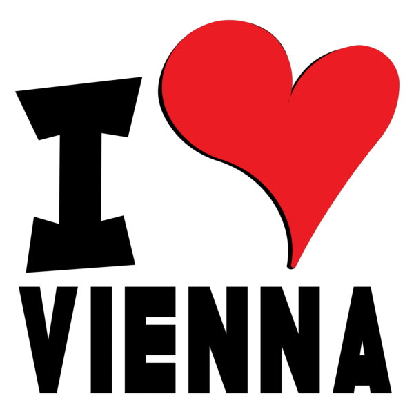 Unisex t-shirt - I Love Vienna Red